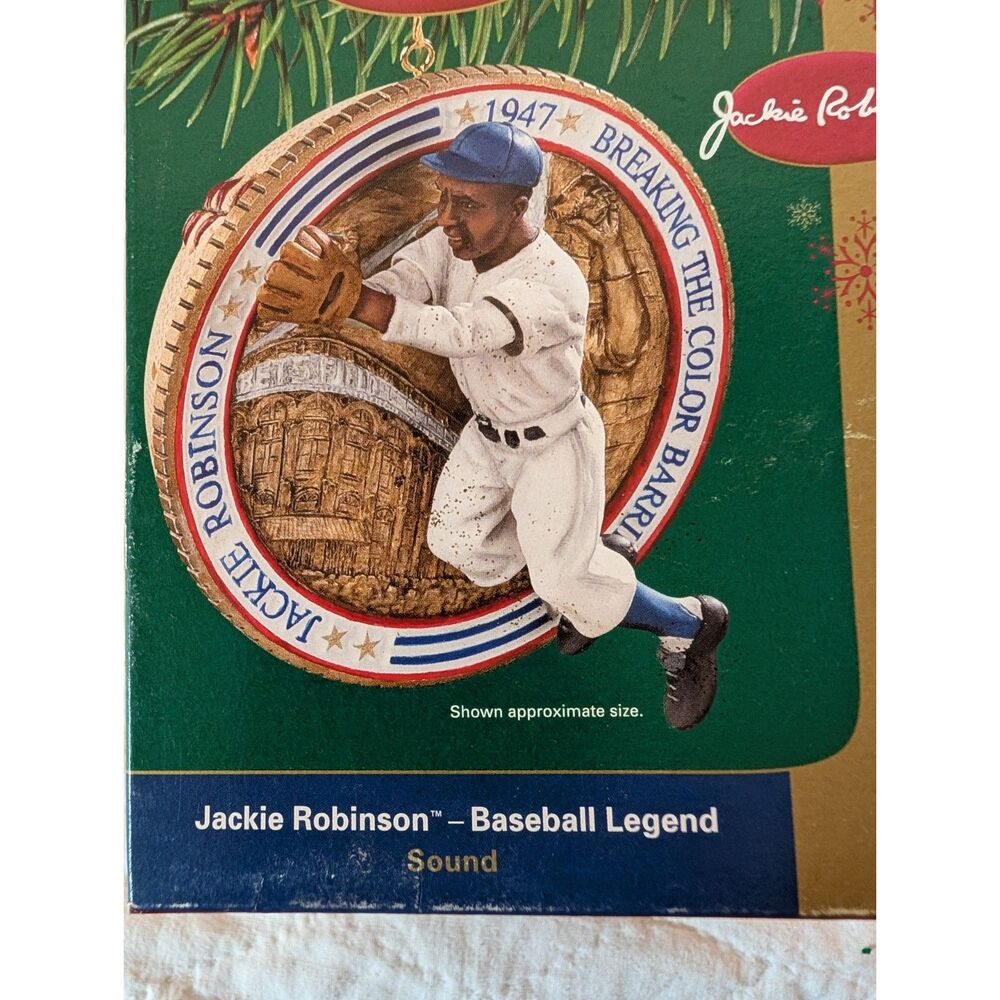 Jackie Robinson Baseball Legend Heirloom Collectibles Ornaments Christmas NIB